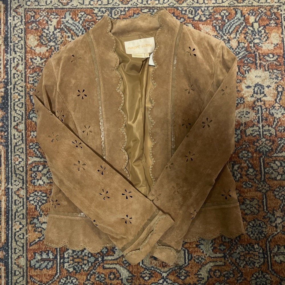 VINTAGE brown suede jacket